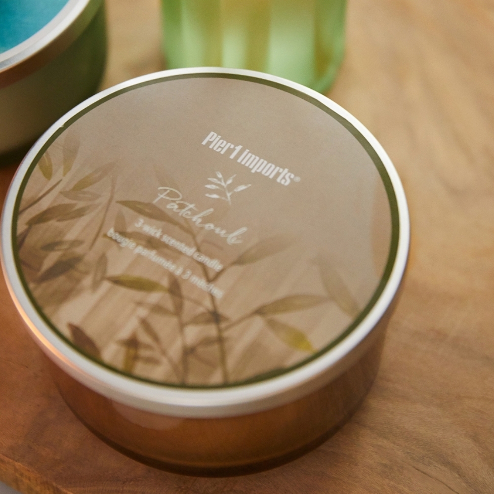 Pier 1 Imports Patchouli 3-Wick Candle